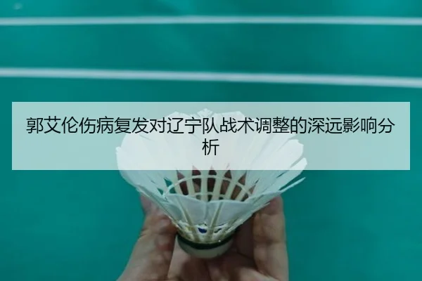 郭艾伦伤病复发对辽宁队战术调整的深远影响分析